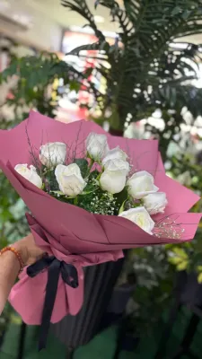 Beyaz Gül Buketi