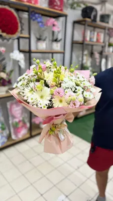 Pembe Beyaz Karışık Buket